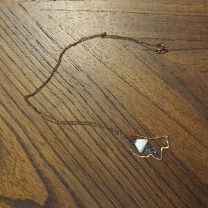 Gold and Rose gold colored Mississippi necklace